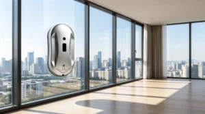 Automatic window cleaning robot with strong suction