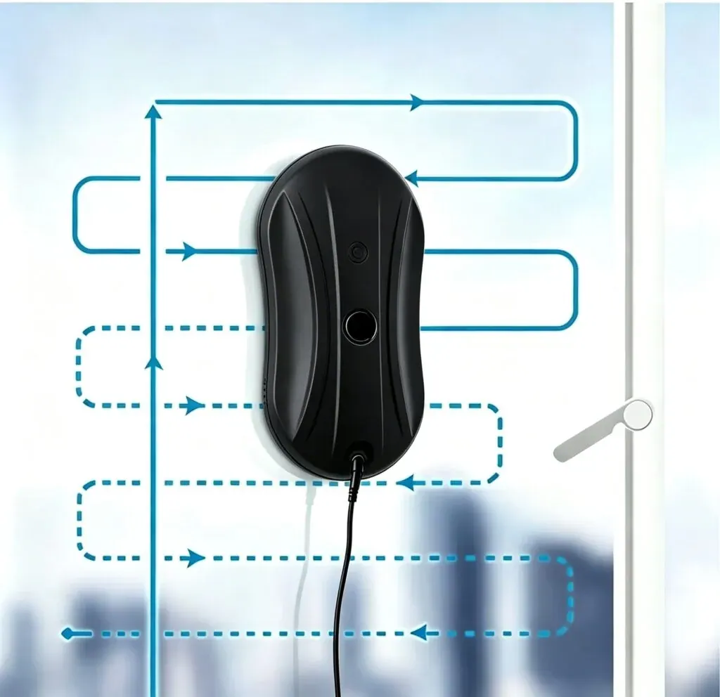 Energy efficient robotic cleaning system for daily use