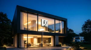 High-rise window cleaning robot for exterior glass
