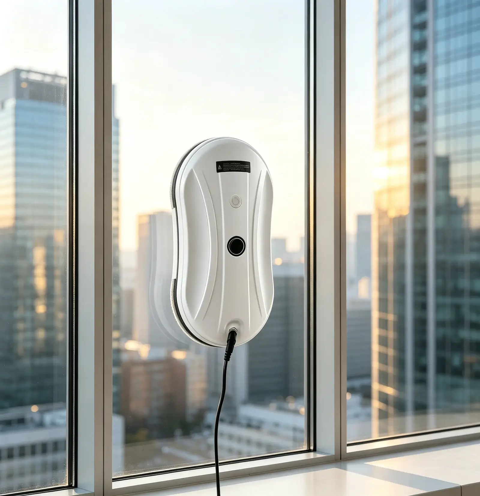 Smart cleaning solution for glass surfaces