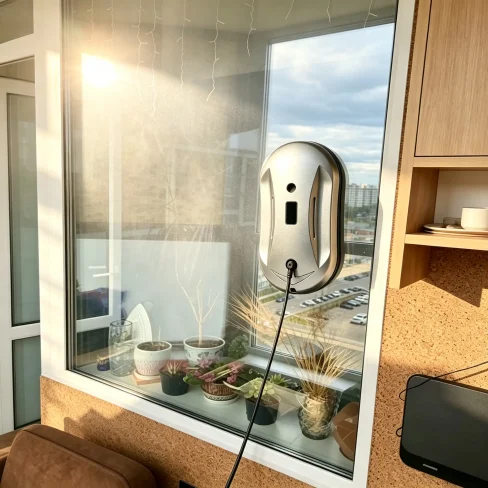 Verified buyer review of window cleaning robot